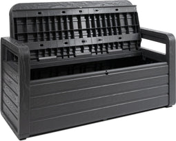 TOOMAX FOREVERSPRING OPBERGBANK -263 L - 132,5 x 58 x 89h cm - Kunststof - Antraciet