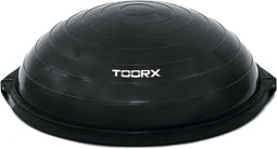 Toorx Fitness ball - balans trainer Evo - 63 cm - Fitness - Balance Board - Balansbord - Halve Yoga Ball - Pilates - Balansbal - Stabiliteitstraining - Oefenbalstoel - Full Body - Kleur: Zwart