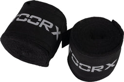 Toorx Fitness Boks bandages - Elastisch - Boxing Wraps - Handwraps - Zwart - 350 cm