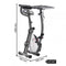 Toorx Fitness BRX OFFICE COMPACT - Fitness fiets - 8 weerstandsniveaus - Transportwielen - Max 100 kg.