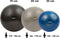 Toorx Fitness Fitness bal - Gymbal PRO - Yoga bal - Pilates bal - 500 kg Belastbaarheid - 55 cm - Blauw