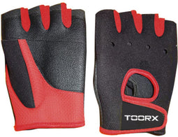 Toorx Fitness Fitnesshandschoenen - Leer - Rood - M