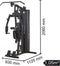 Toorx Fitness Home Gym - MSX-60 - Krachtstation - Fitness - Krachttraining - Zwart