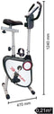 Toorx Fitness Hometrainer - BRX-FLEXI - Fitness fiets - 8 weerstandsniveaus - Transportwielen - Max 100 kg.