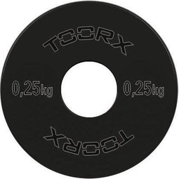 Toorx Fitness Micro Halterschijven - 50 mm - Zwart - Staal