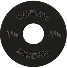 Toorx Fitness Micro Halterschijven - 50 mm - Zwart - Staal