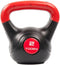Toorx Fitness PVC Kettlebell - Gewicht - 2 kg - Krachttraining - Rood - Zwart