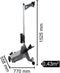 Toorx Fitness ROWER-ACTIVE Roeitrainer met hartslagontvanger - Hartslagfunctie - Inklapbaar - Roeitrainers - Grijs