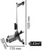 Toorx Fitness ROWER-ACTIVE Roeitrainer met hartslagontvanger - Hartslagfunctie - Inklapbaar - Roeitrainers - Grijs