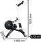 Toorx Fitness RWX-700 Roeitrainer - Hartslagfunctie - Inklapbaar - Roeitrainers - Zwart