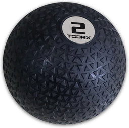 Toorx Fitness Slam Ball Pro - Fitnessbal - Functional Training - Tire Look - 2 kg - Zwart