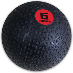 Toorx Fitness Slam Ball Pro - Fitnessbal - Functional Training - Tire Look - 6 kg - Zwart