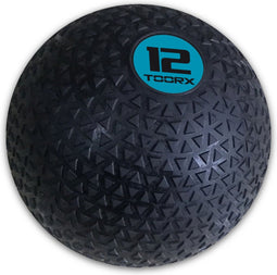 Toorx Fitness Slam Ball Pro - Fitnessbal - Functional Training - Tire Look - 12 kg - Zwart