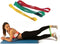 Toorx Fitness Weerstandsbanden - Resistance Band - Fitness Elastiek - Set van 10 stuks - Weerstand: Medium - 30 cm - Groen