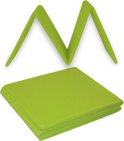 Toorx Fitness Yoga Mat - 115 x 48 x 0,5 cm - Inklapbaar - Fitnessmat - Groen