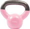 Toorx Kettlebell - Kettlebell - Gietijzer - 2 kg - Incl. Vinyl Coating - Lichtroze