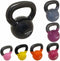 Toorx Kettlebell - Kettlebell - Gietijzer - 4 kg - Incl. Vinyl Coating - Roze