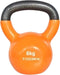 Toorx Kettlebell - Kettlebell - Gietijzer - 8 kg - Incl. Vinyl Coating - Oranje