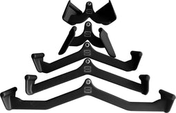 Toorx Professional Foam Grip Bar Set (5 stuks) - Biceps Bar - Triceps Bar - Lat Bar 60 cm - Lat Bar 58 cm en Lat Bar 80 cm