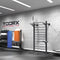 Toorx Professional LDX-5000 Wallbar - Staal - Wandrek - 5 Sporten - met J-hooks en Optrekstang