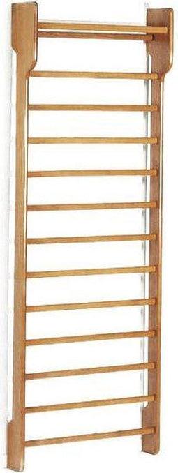 Toorx Single Wallbar - Wandrek - 90 x 250 cm - 14 treden - beukenhout