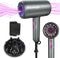 Top Kwaliteit Professionele Ionische Haardroger - 1800 W - 2,5 m. kabel - 3-in-1 Föhn Salon-Haardroger - Sneldrogend - met Stylingmondstukverspreider - 3 Snelheden en Temperatuur - Goed alternatief vo