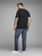 JACK&JONES PLUS SIZE - Jeans - Soepel zittend licht afgewassen - Donker blauw