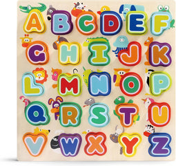 Topbright Houten Puzzel Dieren en Alfabet, 30st.