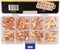 Topgear Assortiment kabelschoenogen - koperen klemogen - ongeïsoleerd - 70 stuks