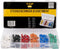 Topgear Assortimentbox steenzekeringen - 120 stuks - diverse ampères - compact en handig