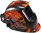 Topgear Automatische lashelm - Vlammen design - Groot kijkvenster - Lichtgewicht - UV/IR bescherming