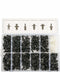 Topgear Interieurclips Assortimentsbox - 350 stuks - Diverse maten en soorten - Handige opbergvakken
