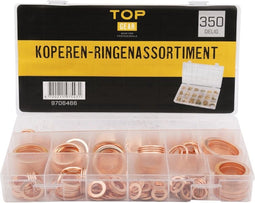 Topgear Koperen ringen assortiment 350 delig