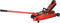 Topgear Laag model garagekrik - 2.5 ton - 85 mm - rood - eenvoudig en snel opkrikken