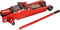 Topgear Laag model garagekrik - 2.5 ton - 85 mm - rood - eenvoudig en snel opkrikken