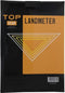 Topgear Landmeter - Meetlint 50m - Glasfiber - Geel - Omklapbare Handle