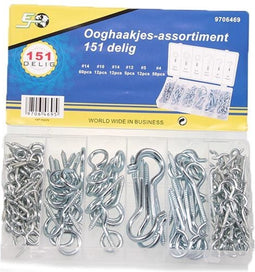 Topgear Ooghaakjes assortiment 151 delig