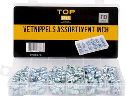 TOPGEAR Vetnippels ass. inch 110-delig