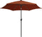 vidaXL - Parasol - met - LED-verlichting - en - aluminium - paal - 270 - cm - terracotta