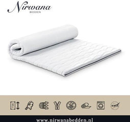 Topper - 80x220 Dekmatras Nasa traagschuim c.a. 6 cm dik