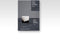 Topper Hoeslaken Jersey Katoen Stretch - antraciet 140x210/220cm - 2 Persoons