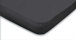 Topper Hoeslaken Jersey Katoen Stretch - antraciet 90x210/220 - 100x200cm - 1 Persoons