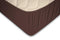 Topper Hoeslaken Jersey Katoen Stretch - bruin 90x210/220 - 100x200cm - 1 Persoons