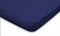 Topper Hoeslaken Jersey Katoen Stretch - donker blauw 180x210/220cm - Lits Jumeaux
