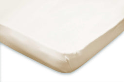 Topper Hoeslaken Jersey Katoen Stretch - ecru 140x210/220cm - 2 Persoons