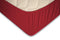 Topper Hoeslaken Jersey Katoen Stretch - rood 160x210/220cm - Lits Jumeaux