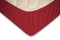 Topper Hoeslaken Jersey Katoen Stretch - rood 80/90x190/200cm - 1 Persoons
