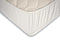 Topper Hoeslaken Jersey Katoen Stretch - wit 200x200cm - Lits Jumeaux