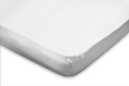 Topper Hoeslaken Jersey Katoen Stretch - wit 90x210/220 - 100x200cm - 1 Persoons