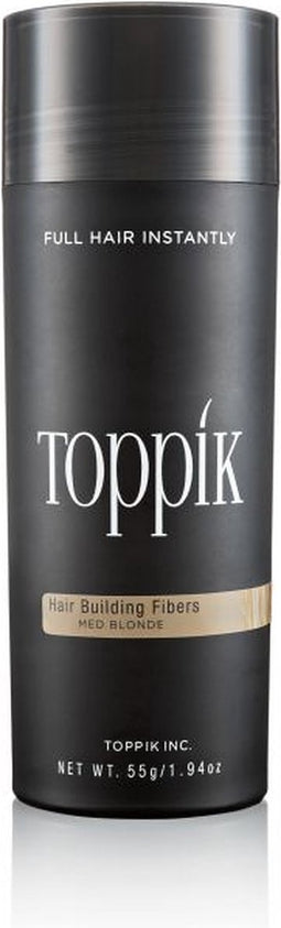Toppik Hair Building Fibers Middenblond - 55 gram - Cosmetische Haarverdikker - Verbergt haaruitval - Direct voller haar